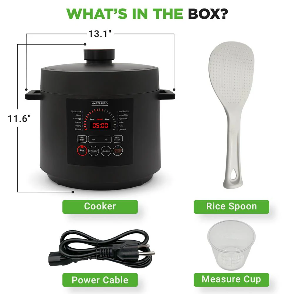 Electric Pressure Cooker 6QT Fast Cooking Stainless Steel - Image 7