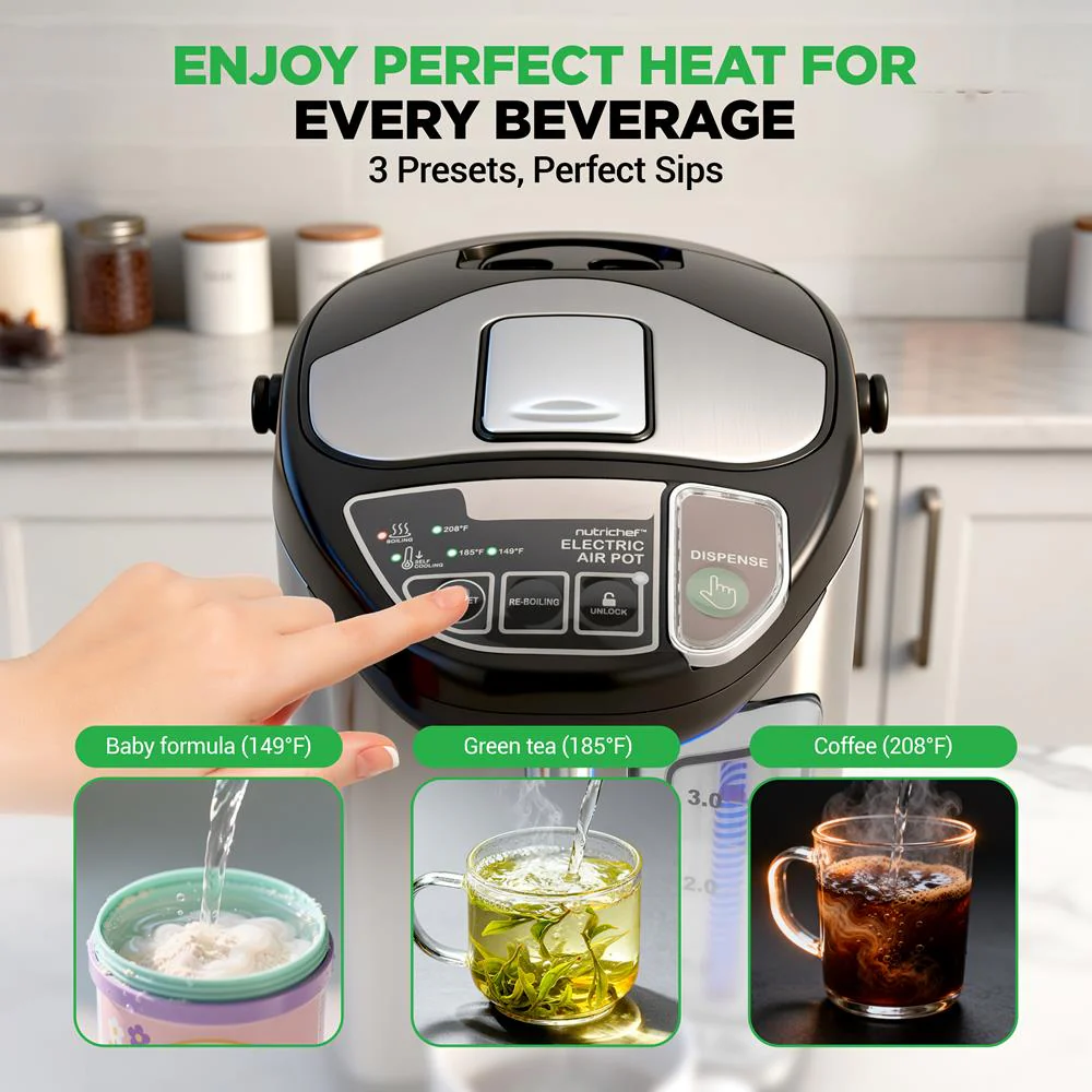 Electric Water Boiler 3L Instant Heat Stainless Steel - Image 3