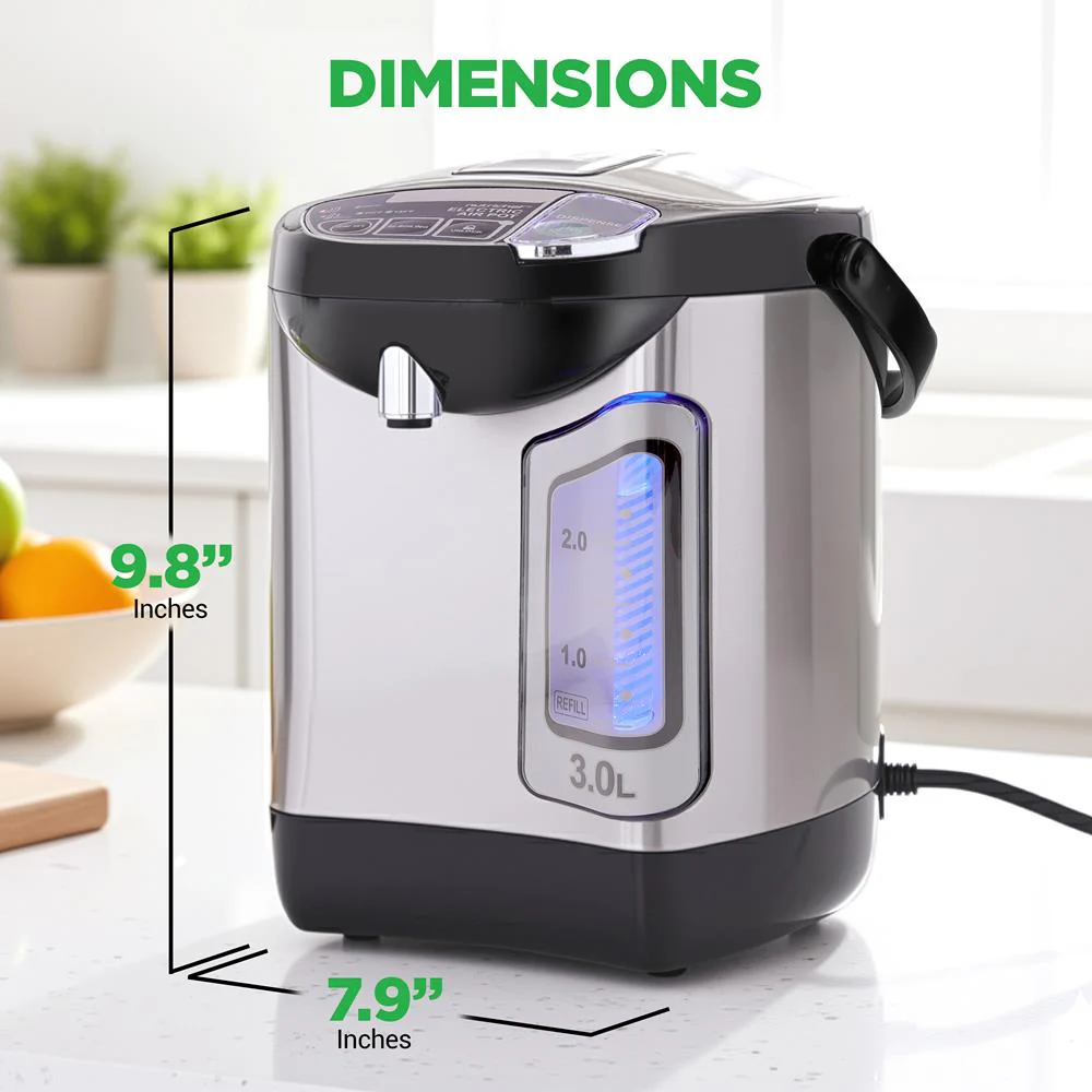 Electric Water Boiler 3L Instant Heat Stainless Steel - Image 7