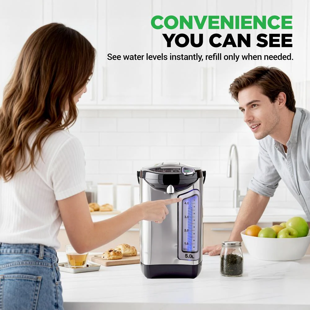 Electric Water Boiler 5L Instant Heating Stainless Steel - Image 4