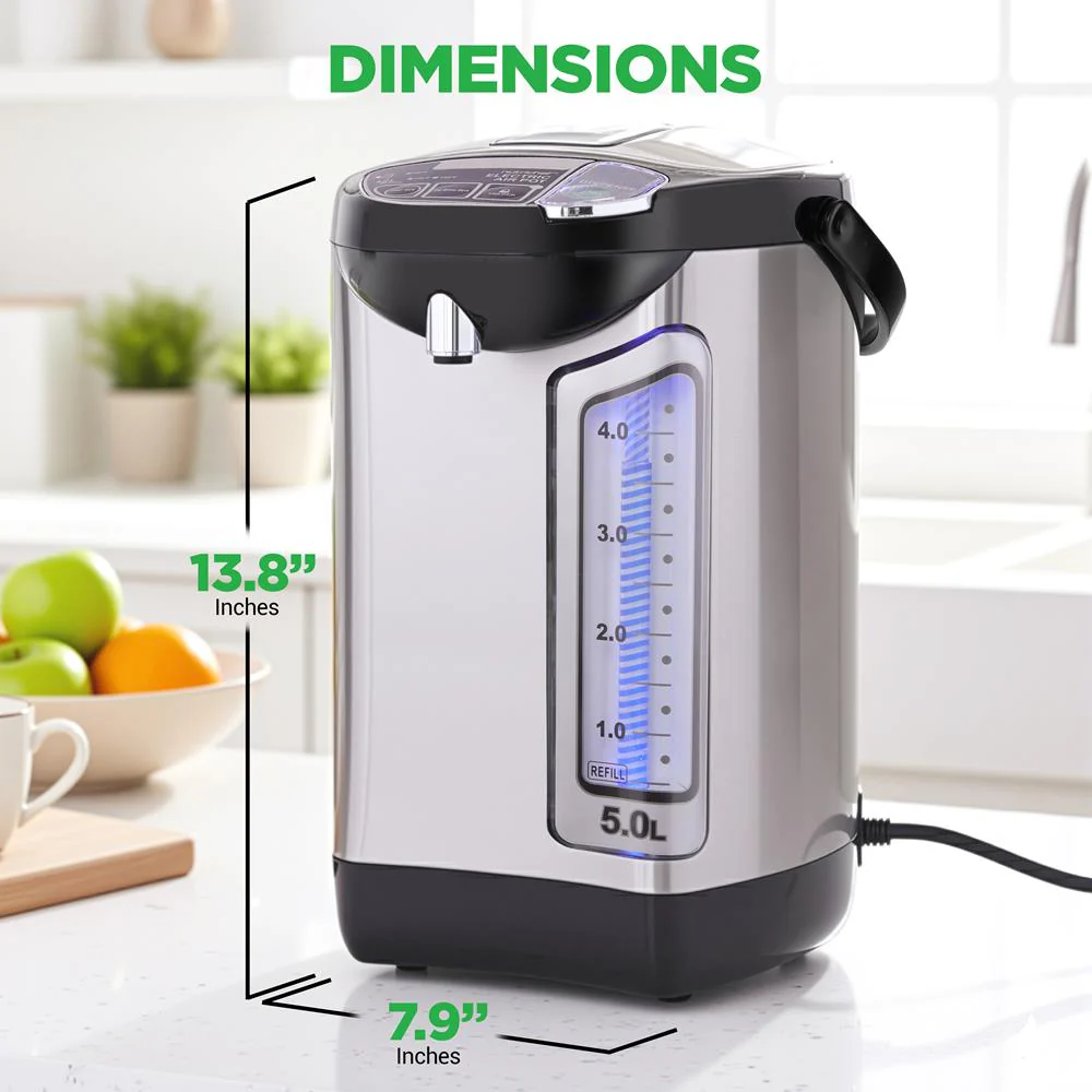 Electric Water Boiler 5L Instant Heating Stainless Steel - Image 7