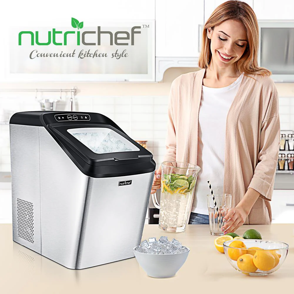 Countertop Nugget Ice Maker - Fast 26 lbs/Day, Stainless Steel - Image 7