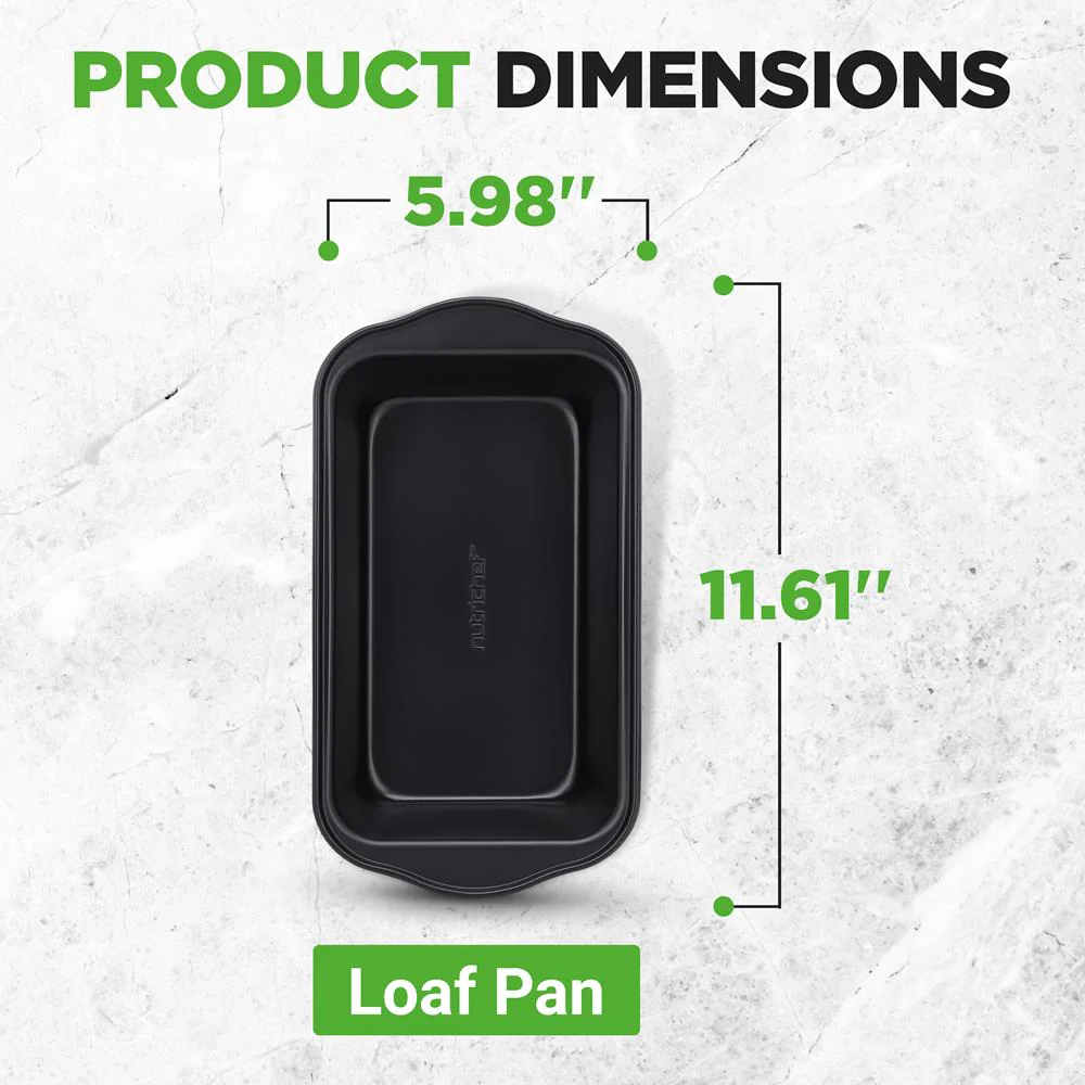 Loaf Pans Set of 4, Quick Heat, Non-Stick Carbon Steel, Oven Safe - Image 6