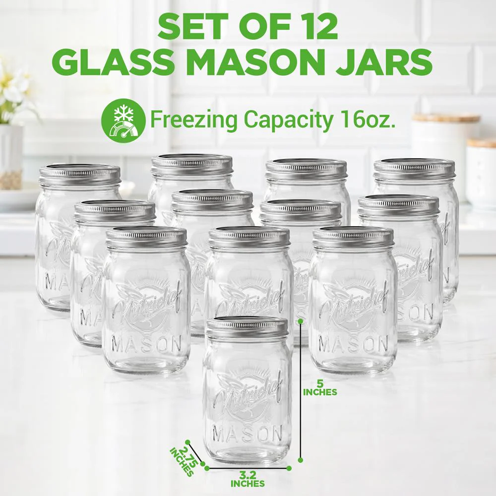 Glass Mason Jars - Image 8