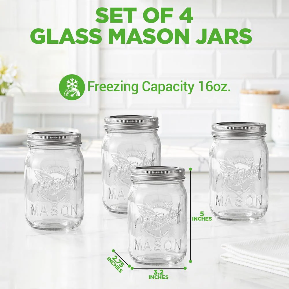 Glass Mason Jars - Image 8