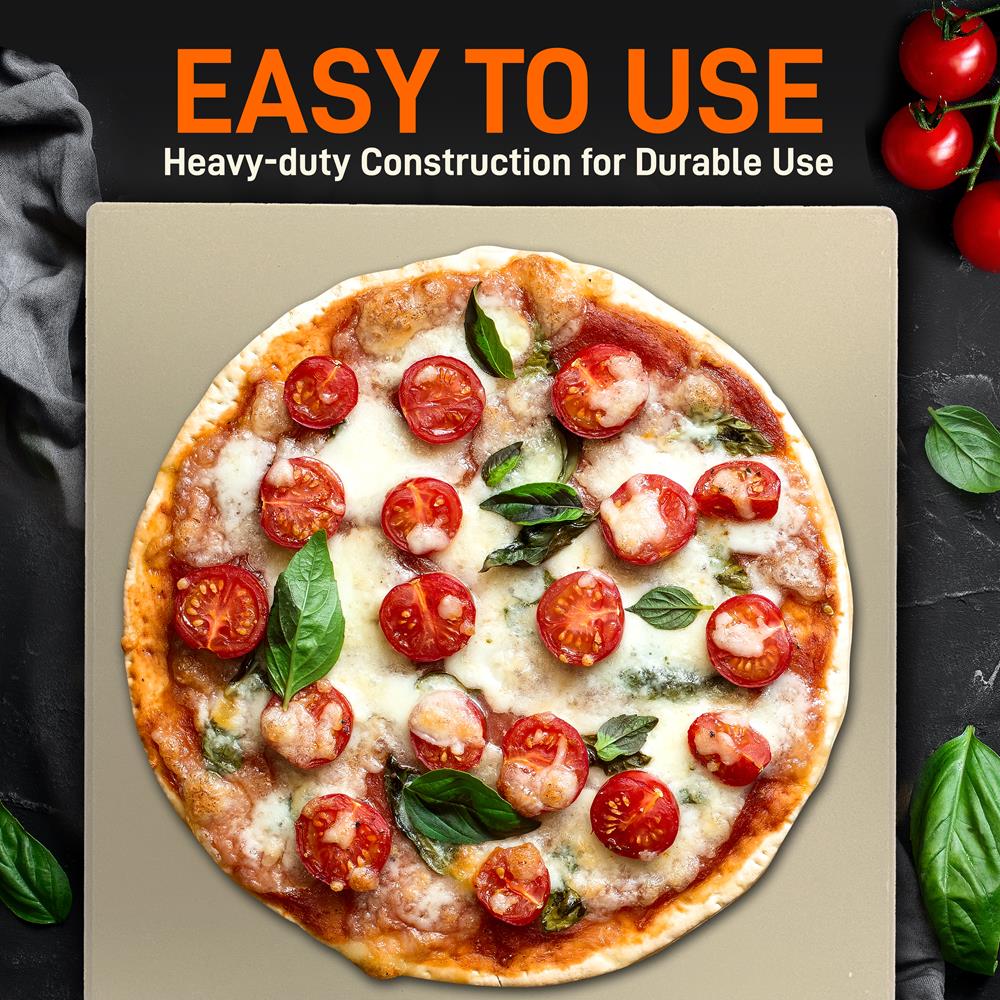 12.8" Pizza Stone for Even Heat, Thermal Shock Resistant, Silicone - Image 5