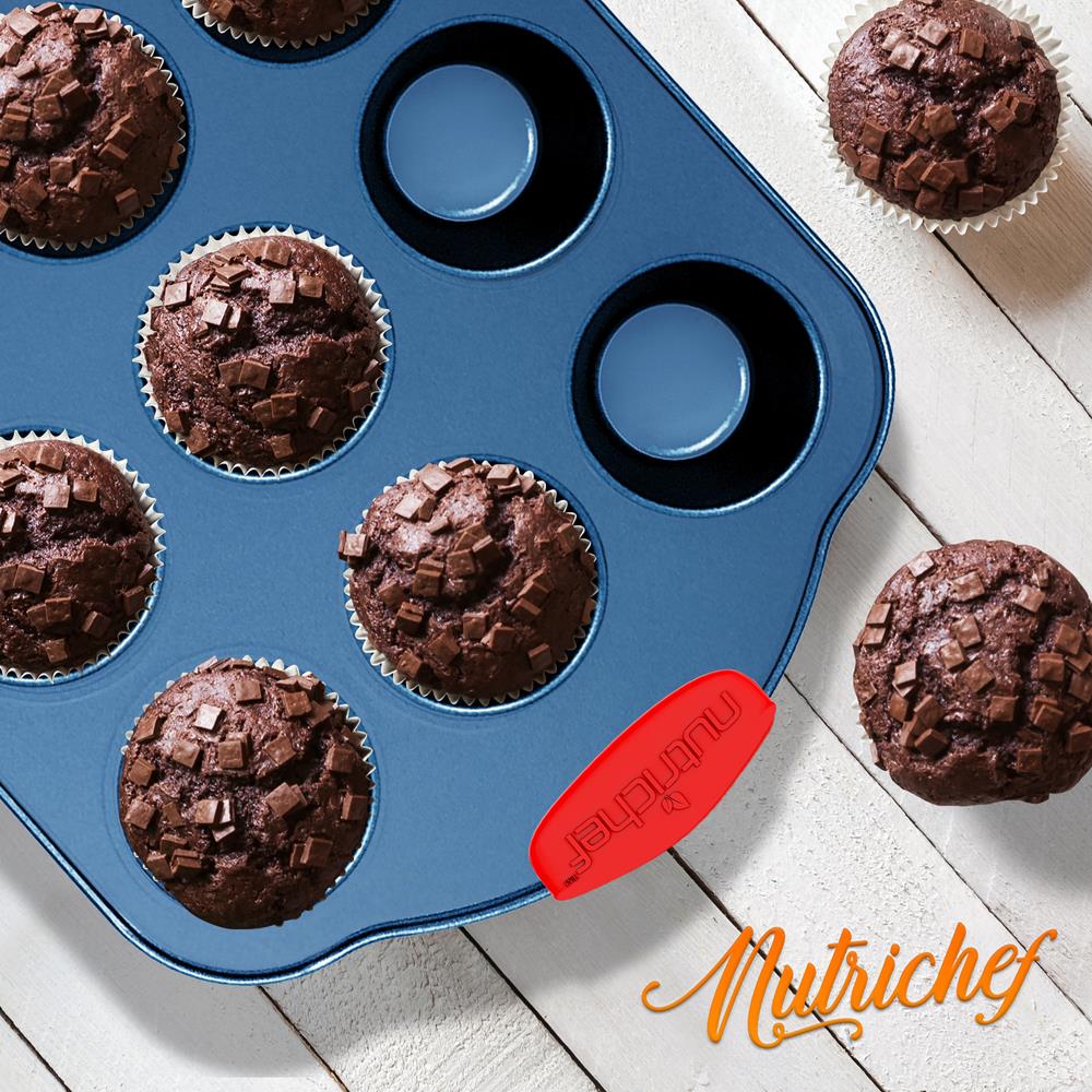 10-Piece Nonstick Bakeware Set - Easy Clean Carbon Steel, Blue - Image 9