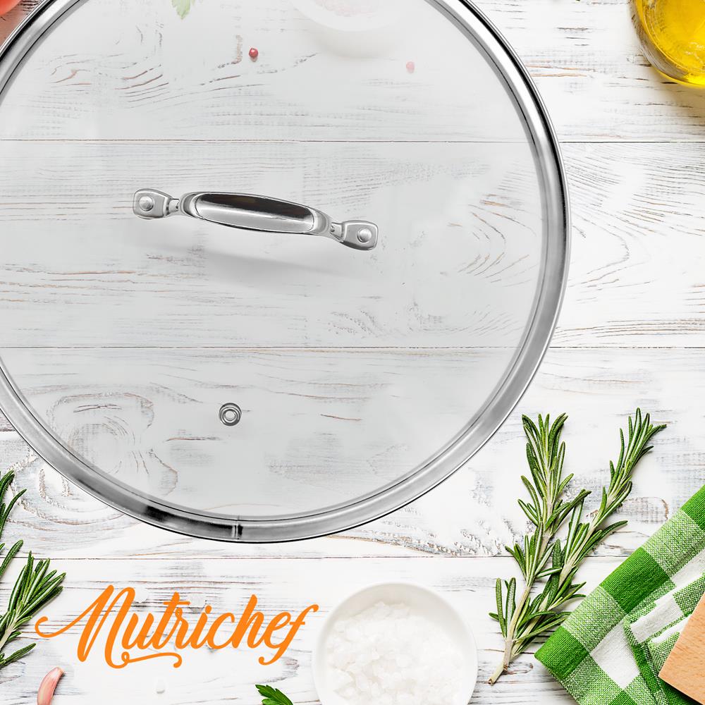 Cookware Stockpot Lid - See-Through Tempered Glass Lids (Works With Models: Ncsp8, Ncsp6) - Image 5