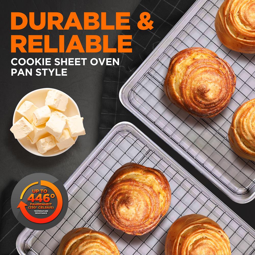 2 Sets Baking Sheet Pan With Cooling Rac - Image 5