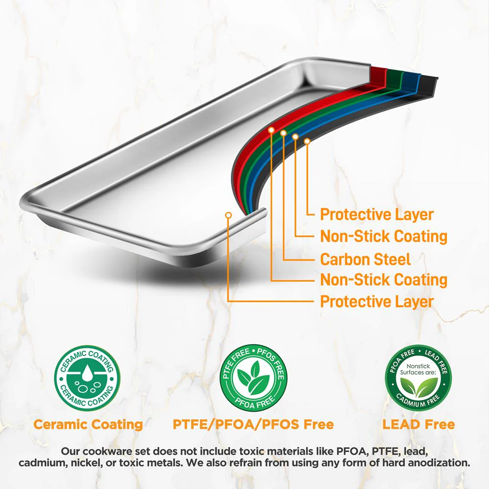Small Baking Sheet Pan With Cooling Rack - Image 3
