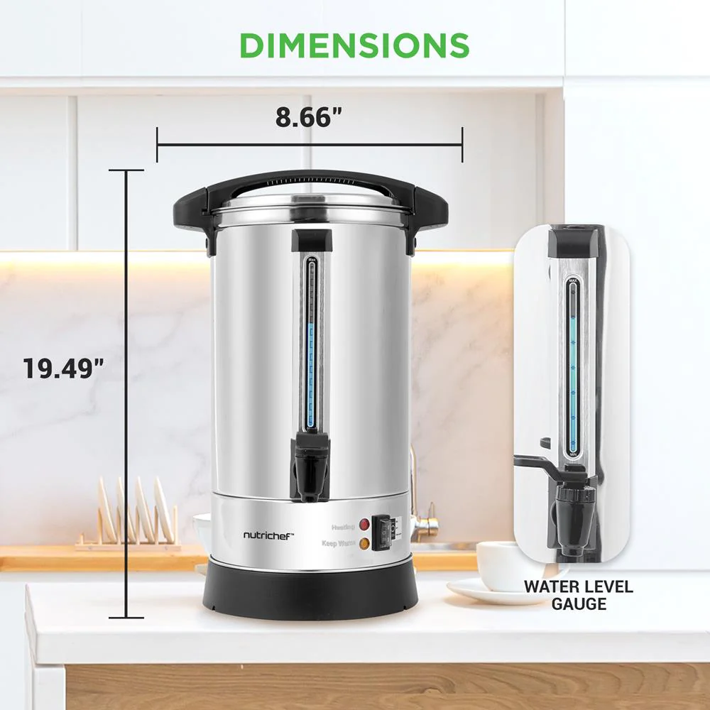 8L Water Boiler & Dispenser, Consistent Heat, Stainless Steel, Silver - Image 7