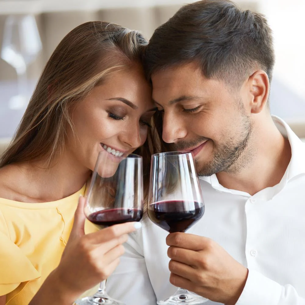 Crystal Wine Glasses - Elegant Design, Lead-Free Crystal, Dishwasher Safe - Image 2