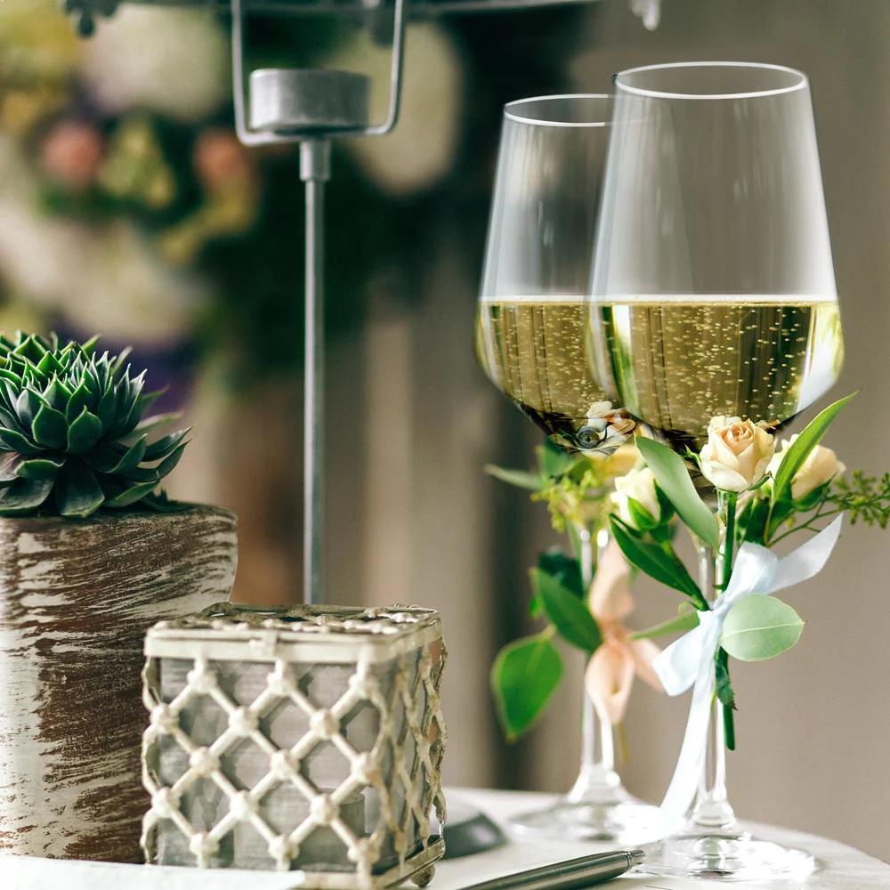 Crystal Wine Glasses - Elegant Design, Lead-Free Crystal, Dishwasher Safe - Image 4