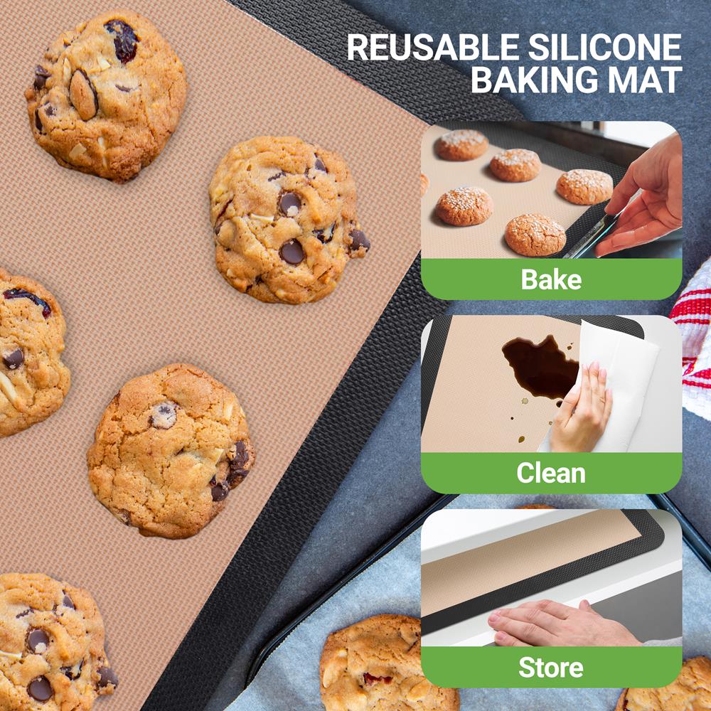 Silicone Baking Mats - Non-stick Reusable Food-Grade - Oven Safe 480°F - Image 5