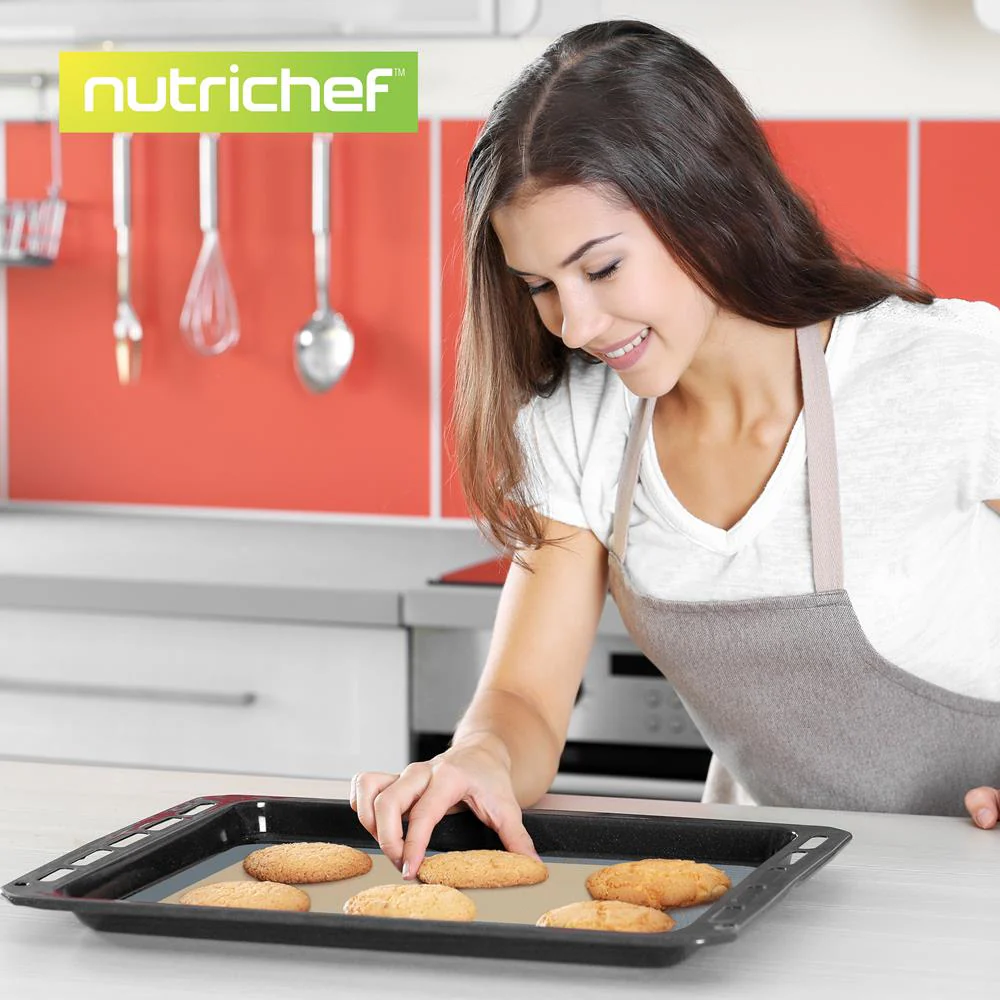 Silicone Baking Mats - Nonstick Reusable Food-Grade - Oven Safe - Grey - Image 7