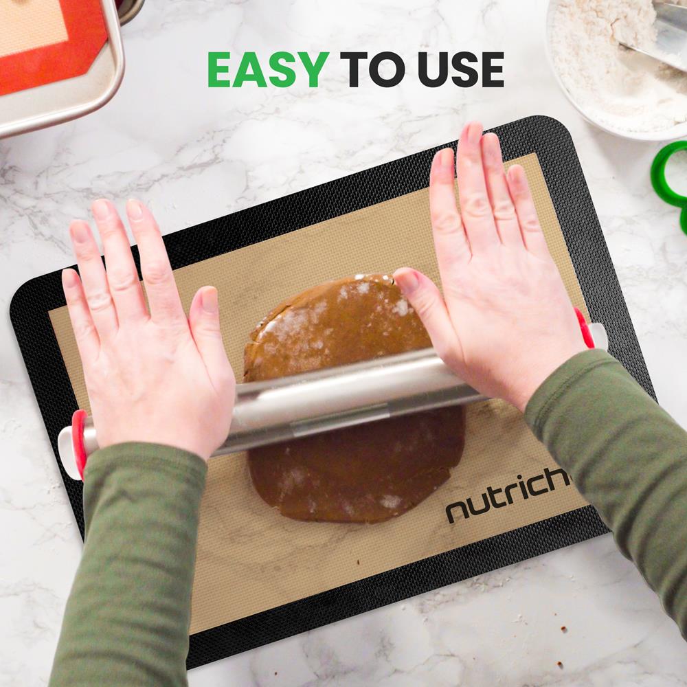 Silicone Baking Mats, Non-stick, Food-Grade, Oven-Safe to 480°F, 2 Pack - Image 6