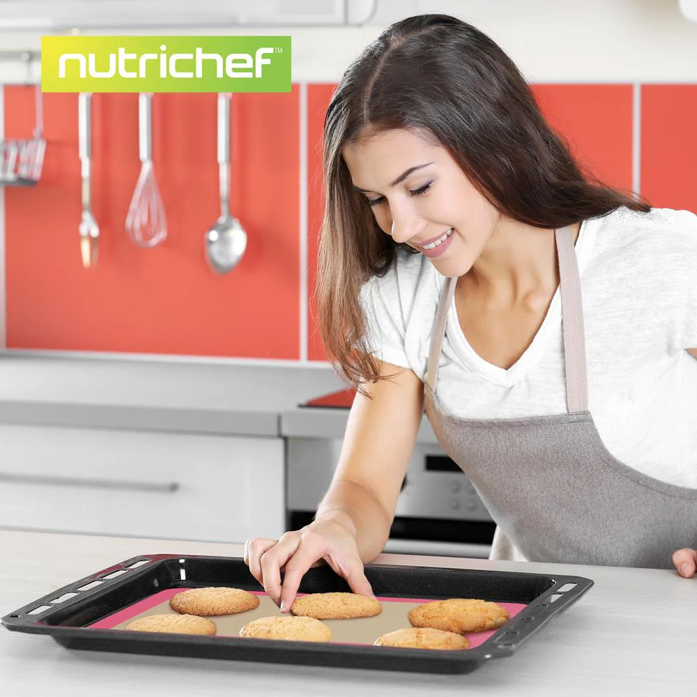 Silicone Baking Mats Non-stick Food-Grade Oven-Safe 480°F Pink - Image 7