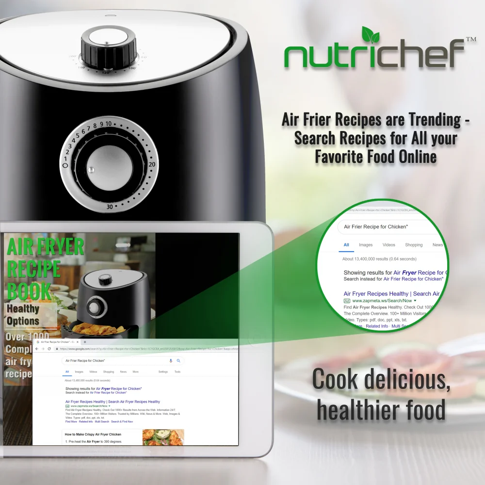 Countertop Air Fryer Oven Cooker - Healthy Kitchen Convection Air Fry Cooking - Image 3