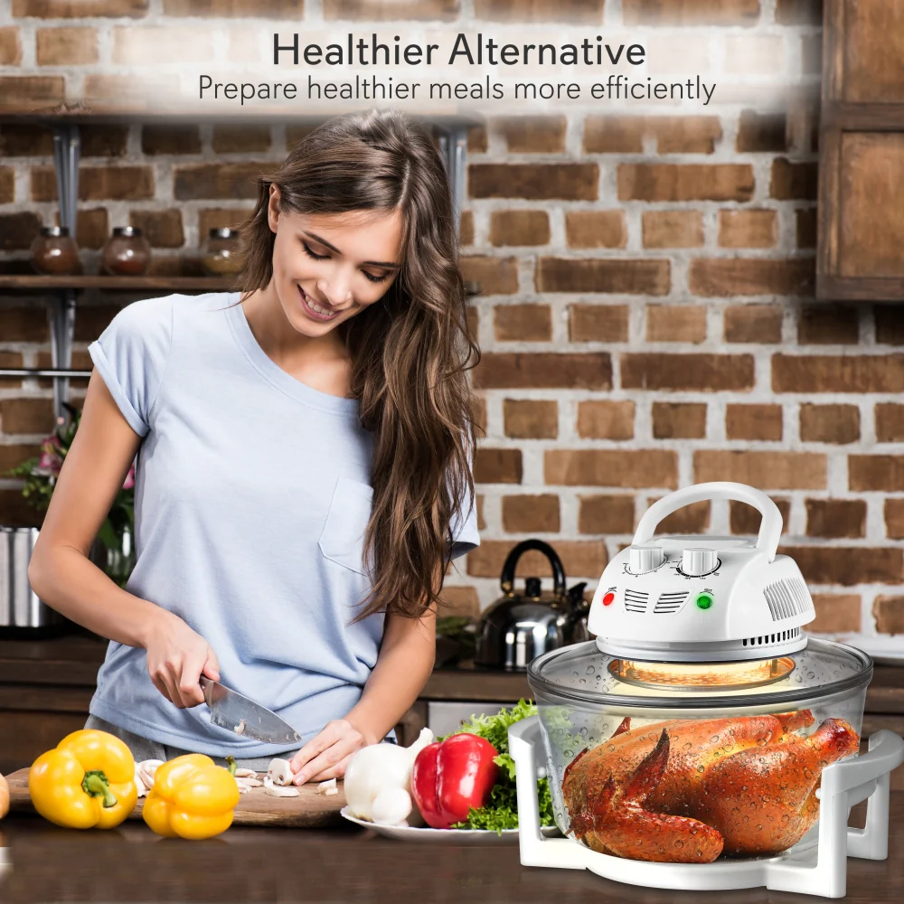 Halogen Oven Air-Fryer / Infrared Convection Cooker, Healthy Kitchen Countertop Cooking - Image 2