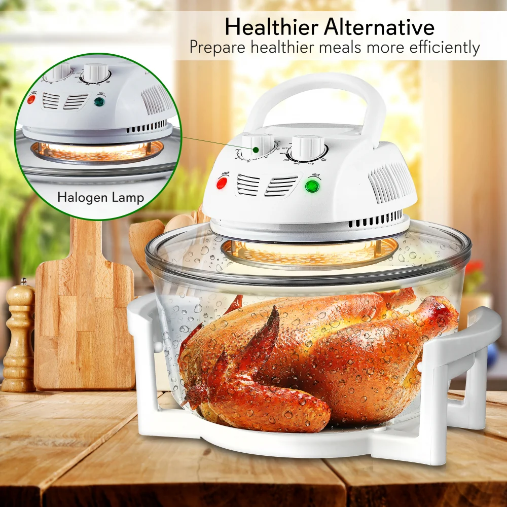 Halogen Oven Air-Fryer / Infrared Convection Cooker, Healthy Kitchen Countertop Cooking - Image 3