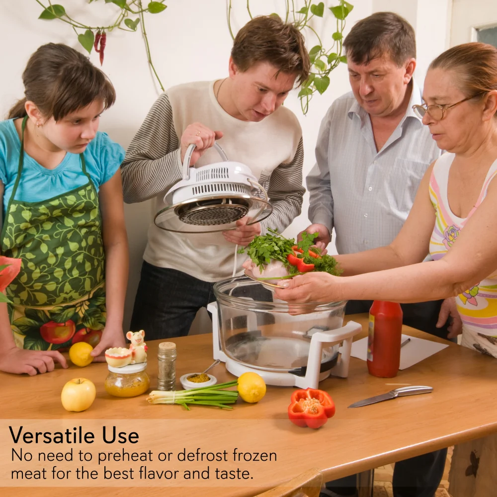 Halogen Oven Air-Fryer / Infrared Convection Cooker, Healthy Kitchen Countertop Cooking - Image 4