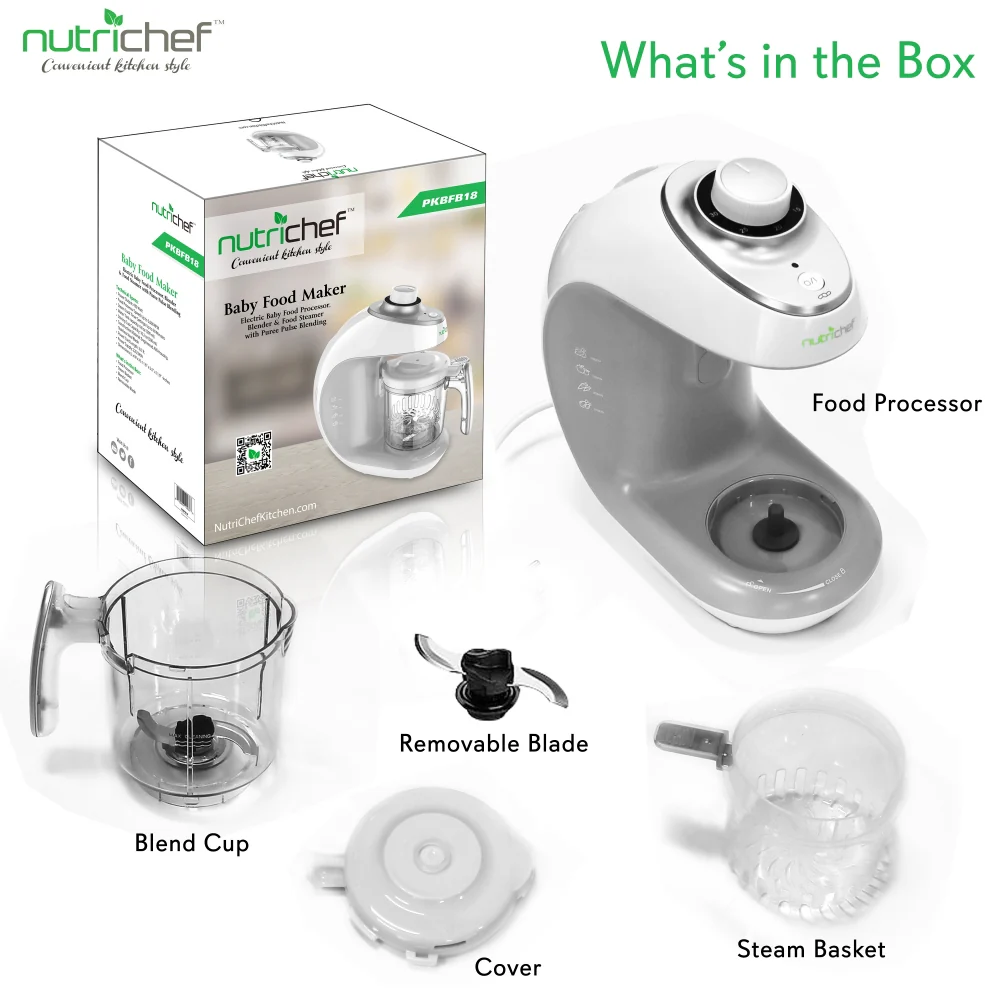 Baby Food Maker 2-in-1 Steamer & Blender Adjustable Timer Dishwasher Safe - Image 7