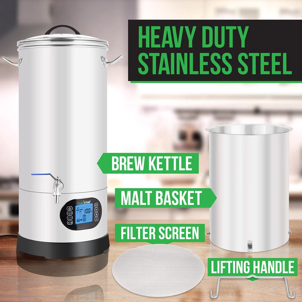 Home Beer Brewing Machine With Inner Malt Pipe And Filter Screen - Image 4