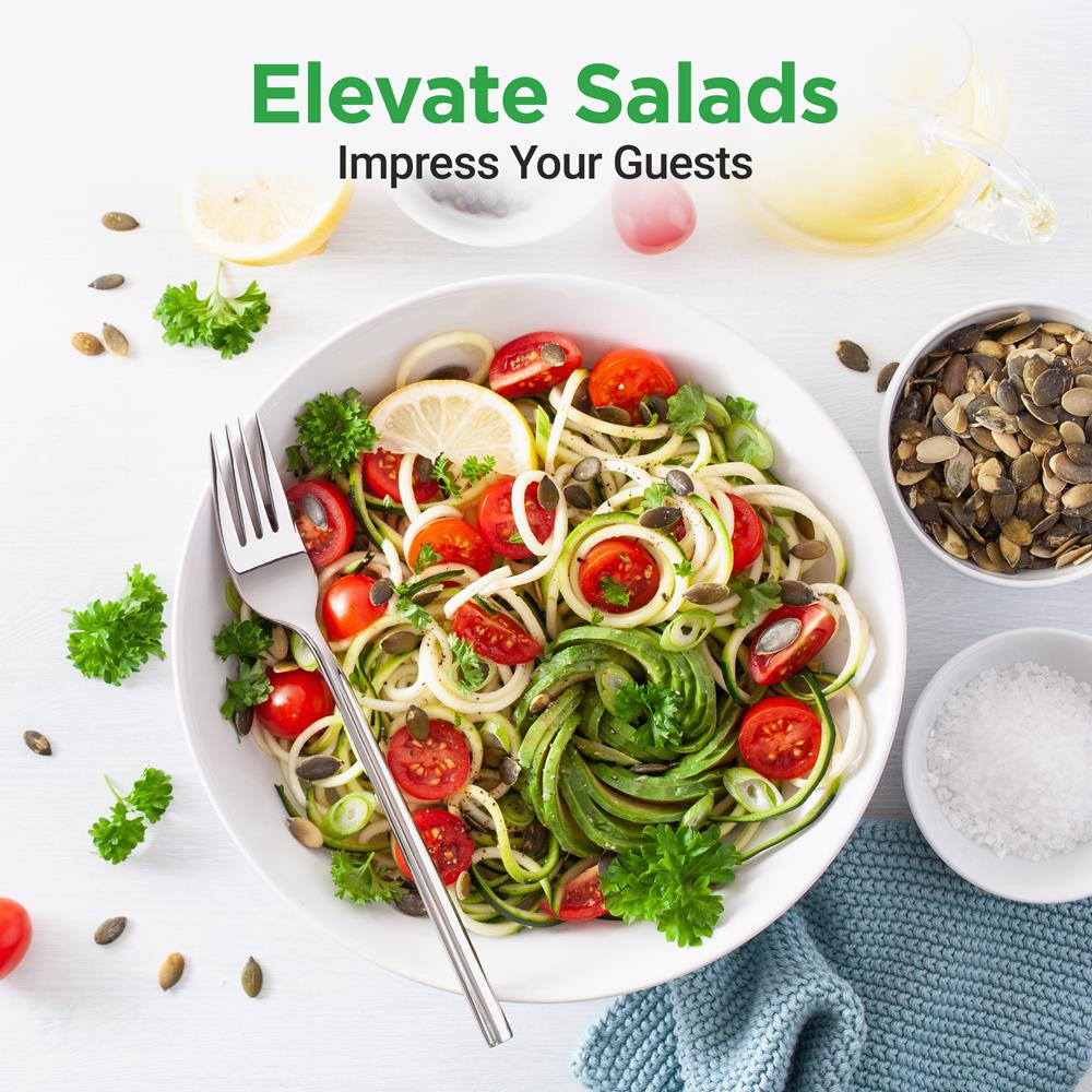 Electric Food Spiralizer - Fruit & Vegetable Spiral Slicer Peeler With (3) Changeable Blades - Image 3