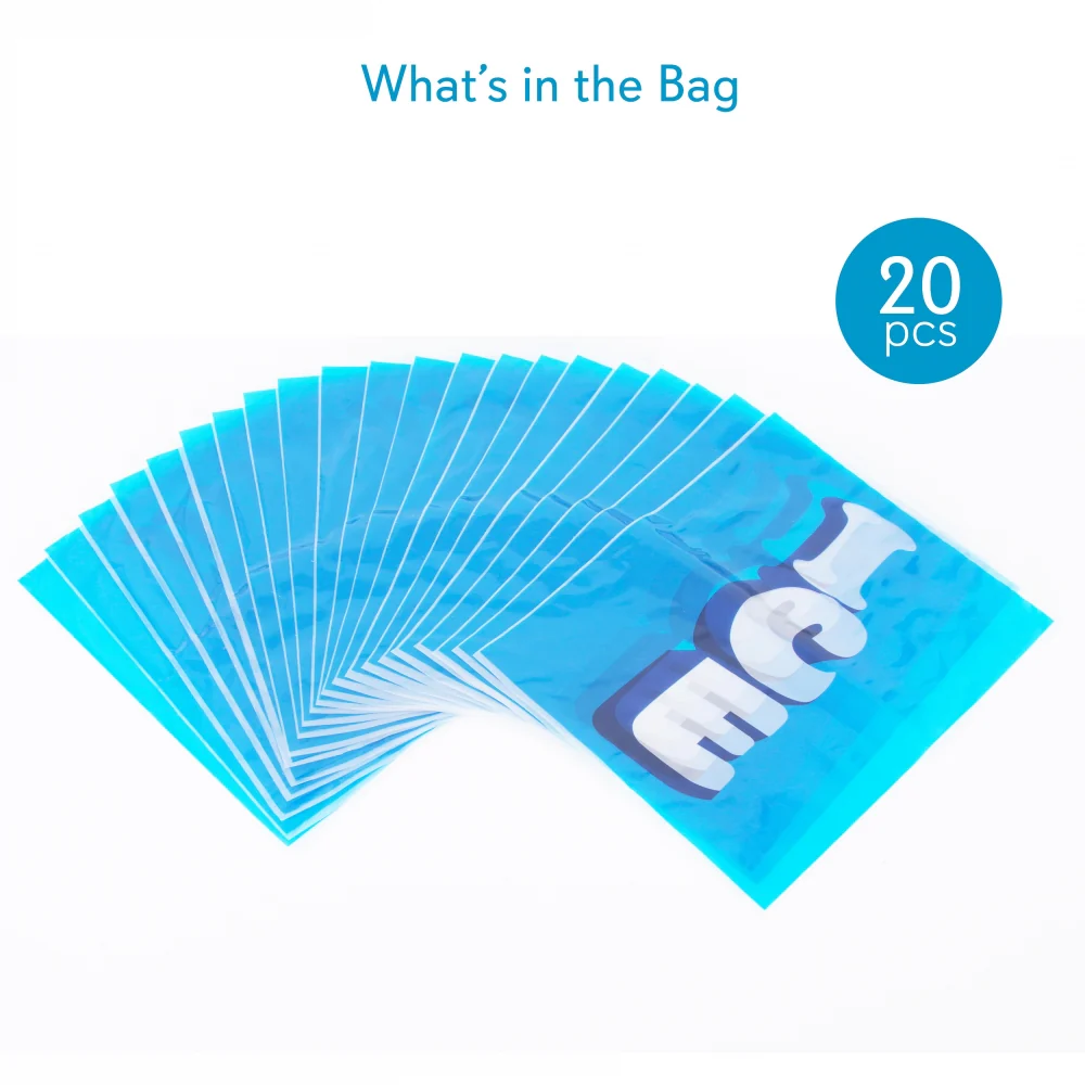 Ice Bag Cooler Pouches - Ice Cube Holding Bag Packs With Ziplock Seal, Re-Usable & Re-Sealable (20 Bags) - Image 7