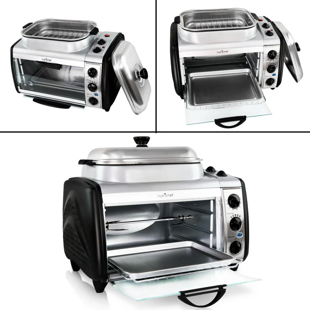 Multi-Function Oven with Rotisserie, Dual Zone, 1780W, Tempered Glass - Image 2