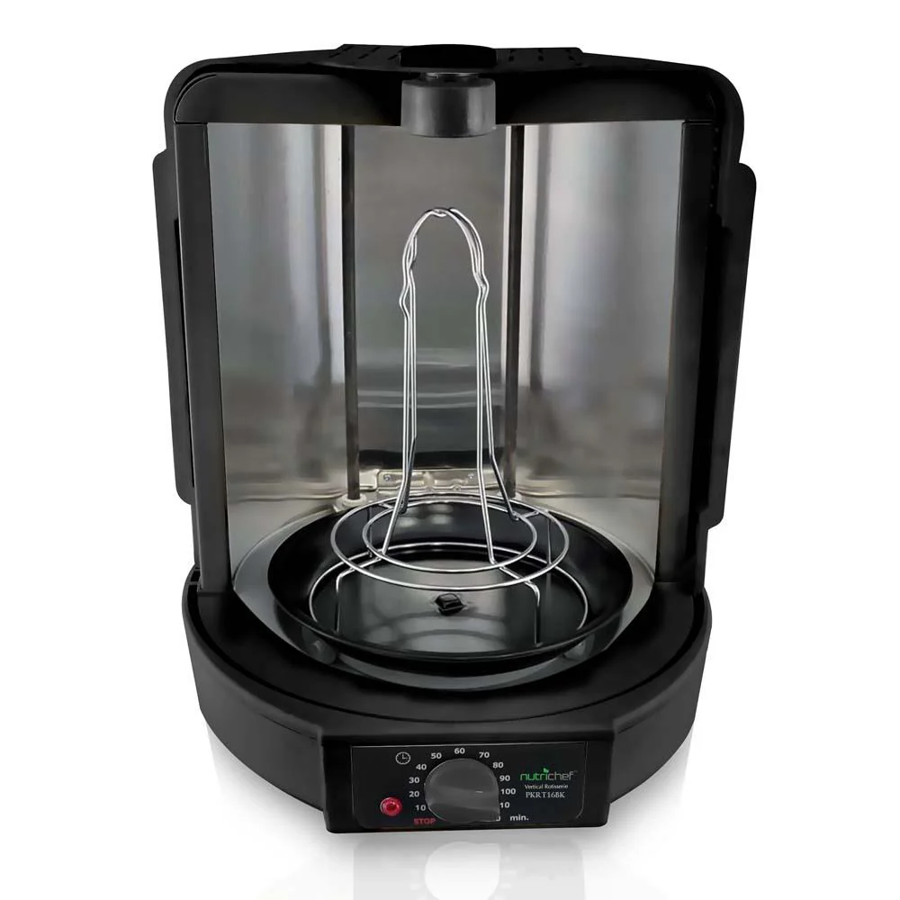 Vertical Rotisserie Oven, Fat-Reducing, Dual Heating, See-Through Window - Image 6