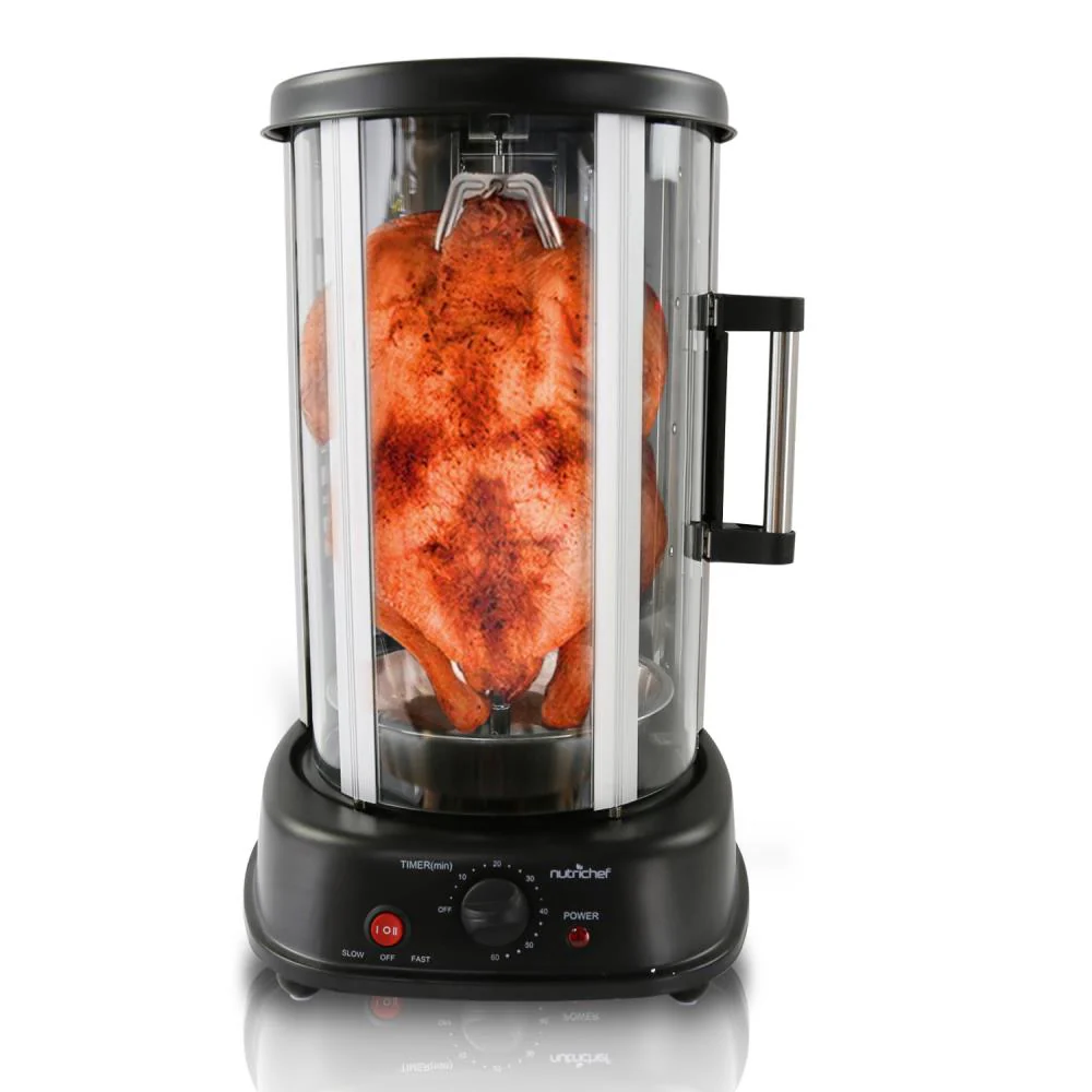 Vertical Rotisserie Oven - Rotating Kebob Cooker - Image 2