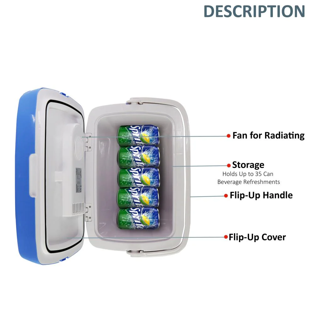 Electric Cooler & Warmer - Mini Fridge With Thermo Heating Ability, 30+ Liter - Image 5