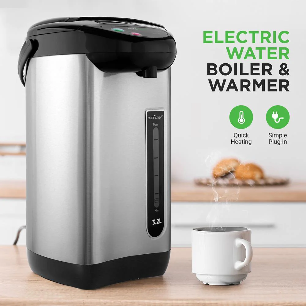 Electric Water Boiler - Quick Heating, Stainless Steel, 3.38 QT - Image 4