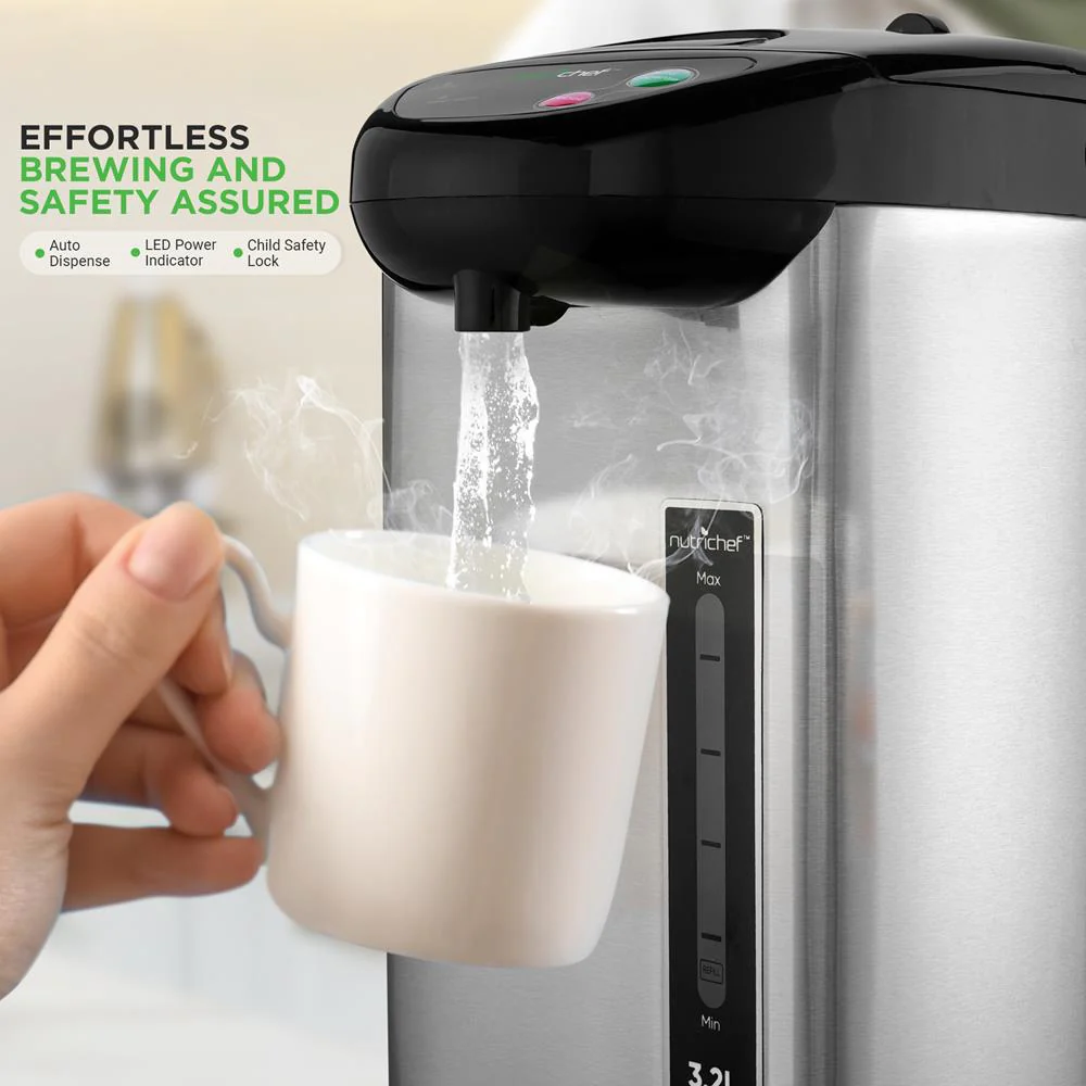 Electric Water Boiler - Quick Heating, Stainless Steel, 3.38 QT - Image 5