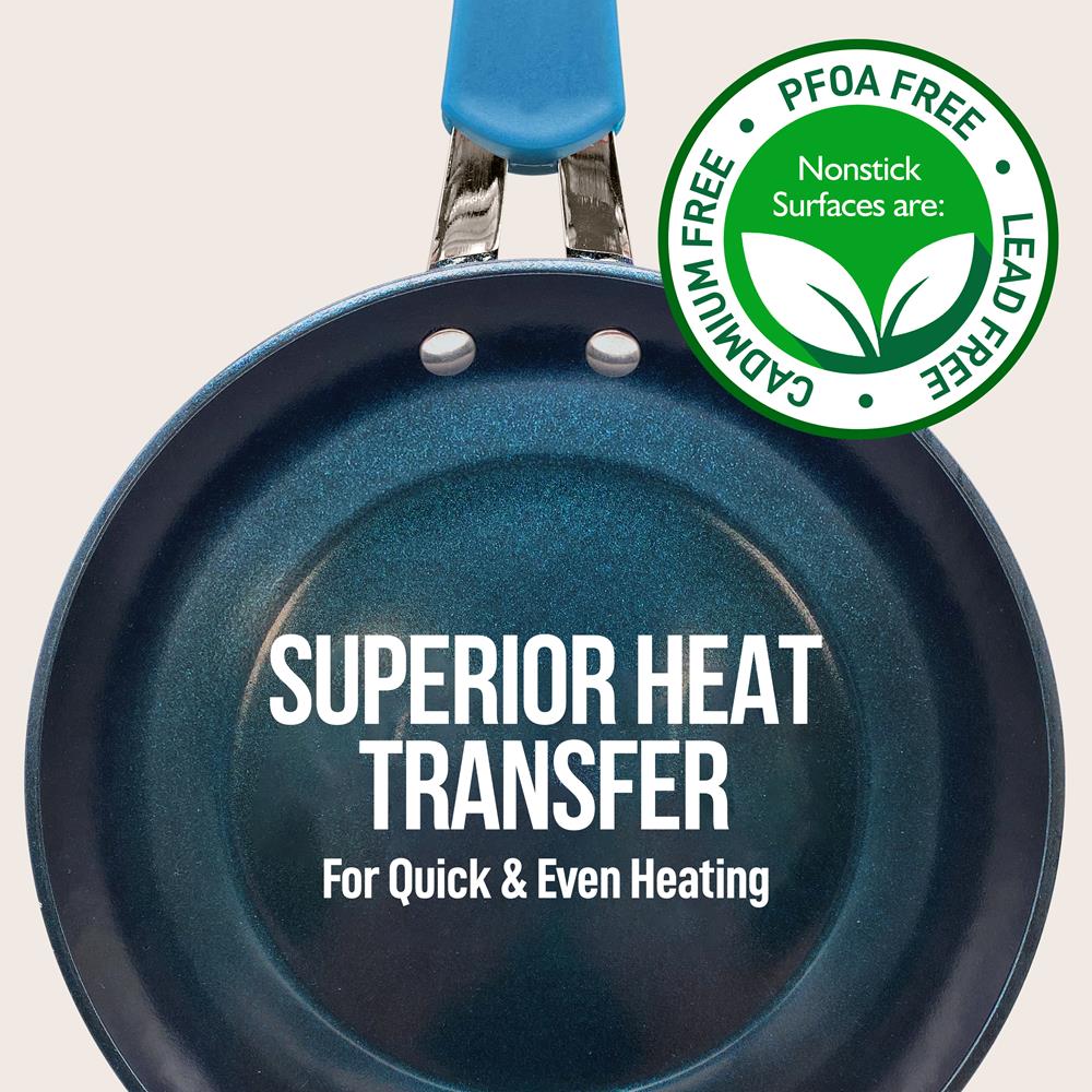 8'' Small Fry Pan - Stylish Kitchen Cookware With Elegant Diamond Pattern, Non-Stick (Works With Model: Nccw11Bd) - Image 4