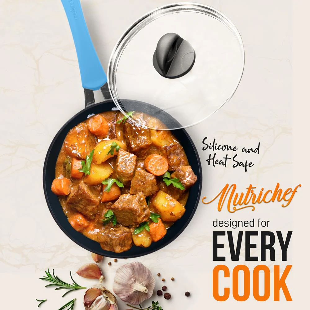 8'' Small Fry Pan - Stylish Kitchen Cookware With Elegant Diamond Pattern, Non-Stick (Works With Model: Nccw11Bd) - Image 5