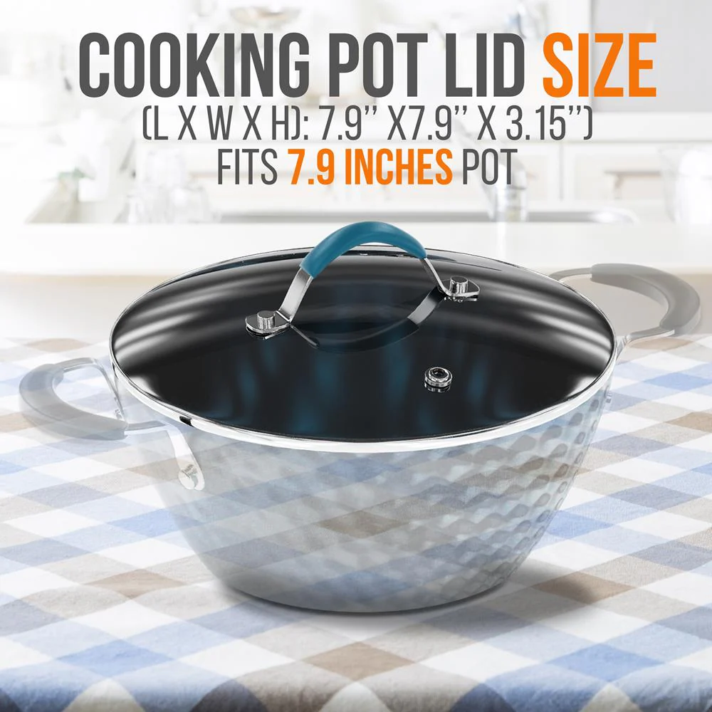 Cooking Pot Lid - See-Through Tempered Glass Lids (Works With Models: Nccw11Bl & Nccw11Bd) - Image 2