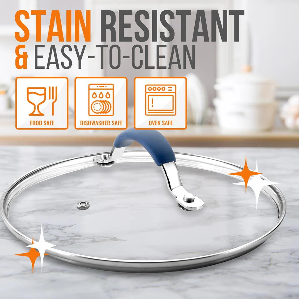 Cooking Pot Lid - See-Through Tempered Glass Lids (Works With Models: Nccw11Bl & Nccw11Bd) - Image 5