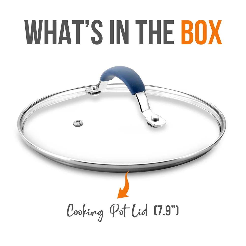 Cooking Pot Lid - See-Through Tempered Glass Lids (Works With Models: Nccw11Bl & Nccw11Bd) - Image 7