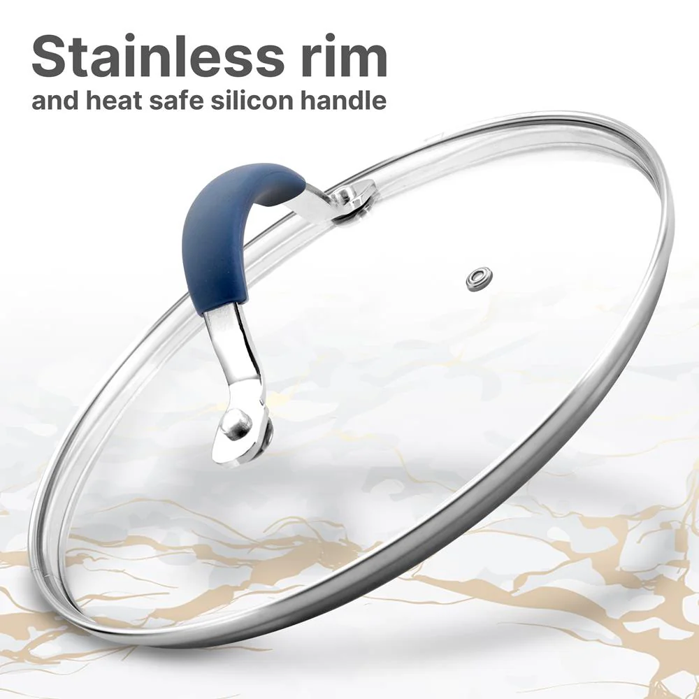 Dutch Oven Pot Lid - See-Through Tempered Glass Lids (Works With Models: Nccw11Bl & Nccw11Bd) - Image 3
