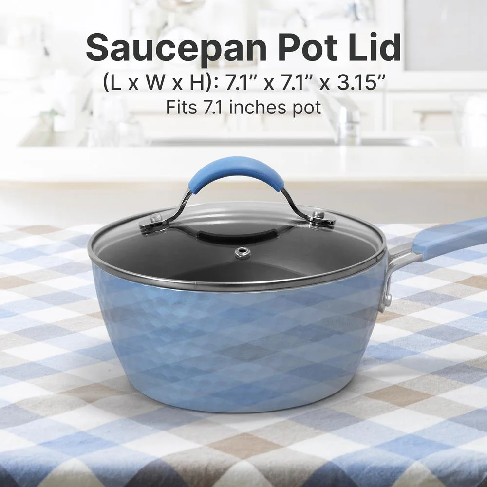 Saucepan Pot Lid - See-Through Tempered Glass Lids (Works With Models: Nccw11Bl & Nccw11Bd) - Image 2