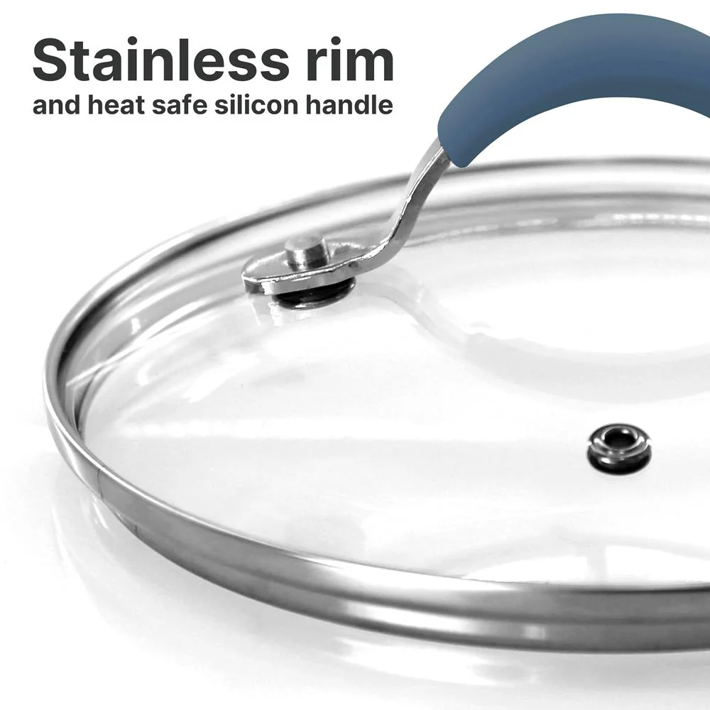 Saucepan Pot Lid - See-Through Tempered Glass Lids (Works With Models: Nccw11Bl & Nccw11Bd) - Image 3