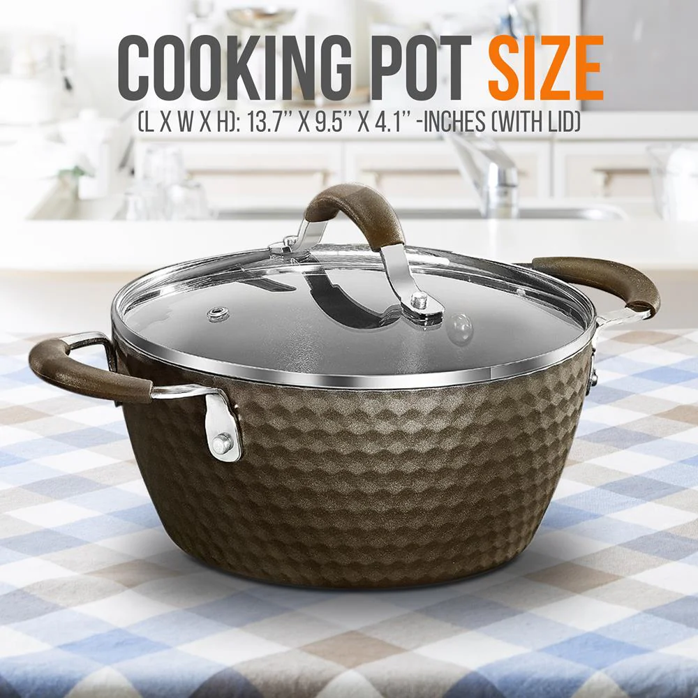 Dutch Oven Pot With Lid - Non-Stick High-Qualified Kitchen Cookware, 3.6 Quart (Works With Model: Nccw11Cof) - Image 2