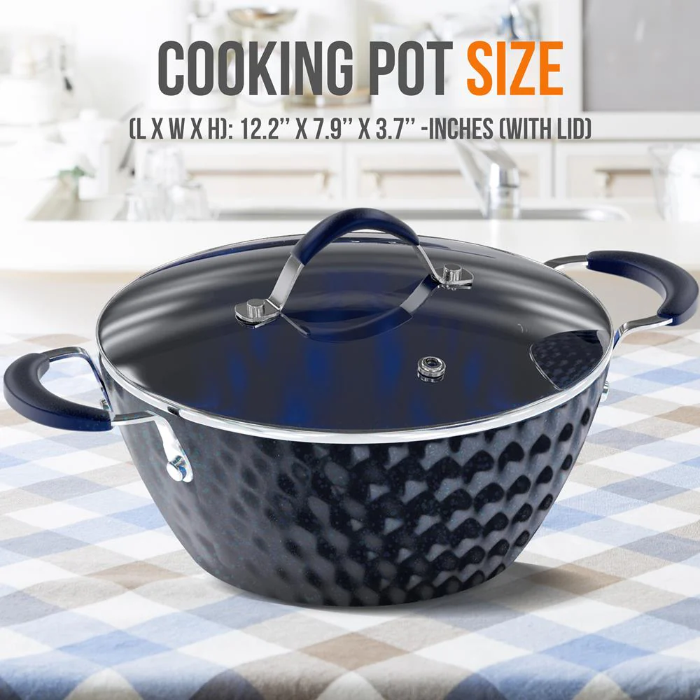 Cooking Pot With Lid - Non-Stick High-Qualified Kitchen Cookware, 2.1 Quart (Works With Model: Nccw11Ds) - Image 2