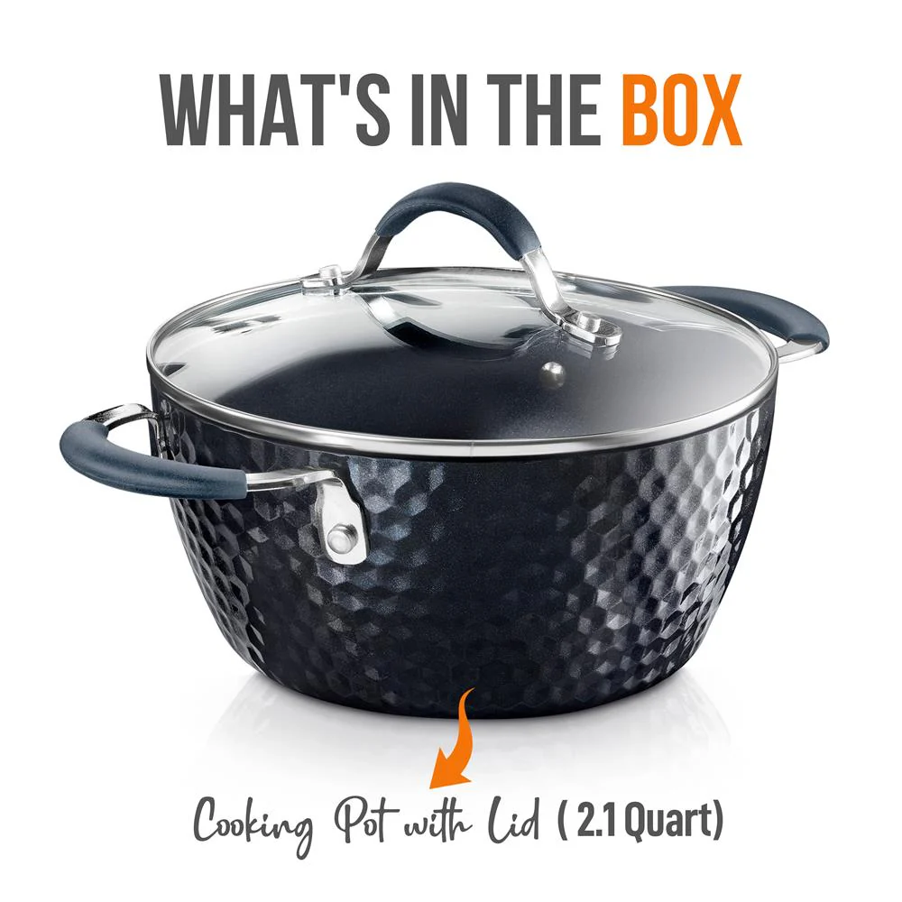 Cooking Pot With Lid - Non-Stick High-Qualified Kitchen Cookware, 2.1 Quart (Works With Model: Nccw11Ds) - Image 7