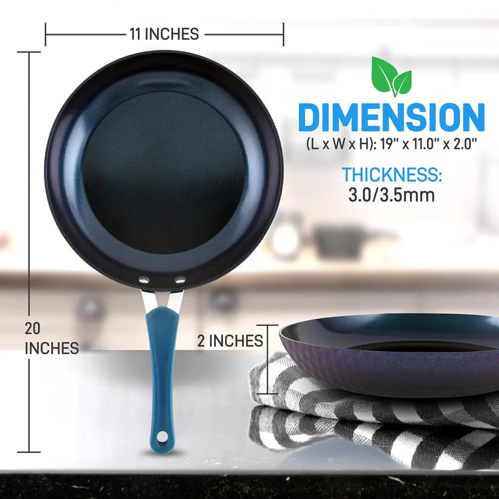 11'' Large Fry Pan - Non-Stick High-Qualified Kitchen Cookware (Works With Model: Nccw11Ds) - Image 2