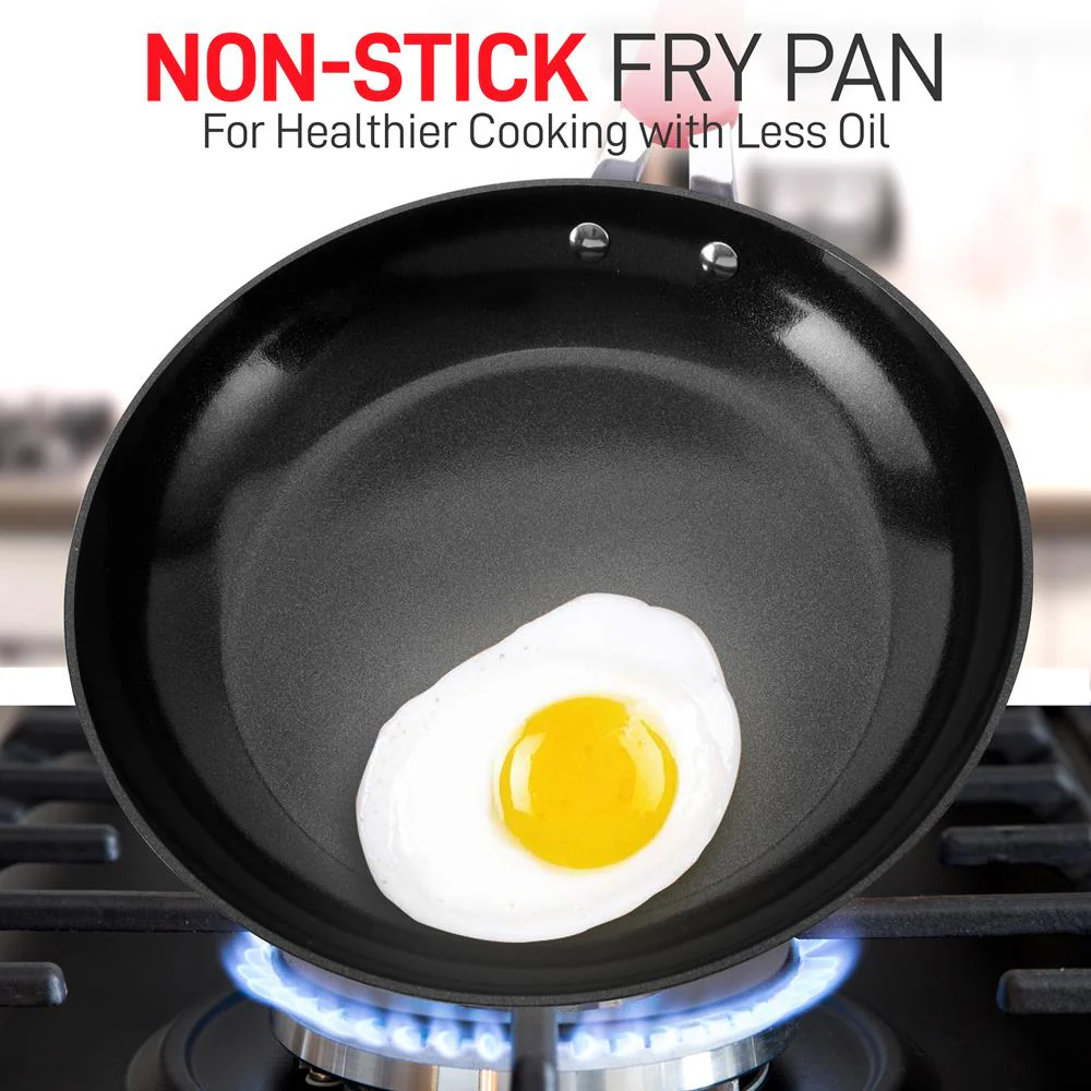 11'' Large Fry Pan - Non-Stick High-Qualified Kitchen Cookware, (Works With Model: Nccw11Rdd) - Image 4