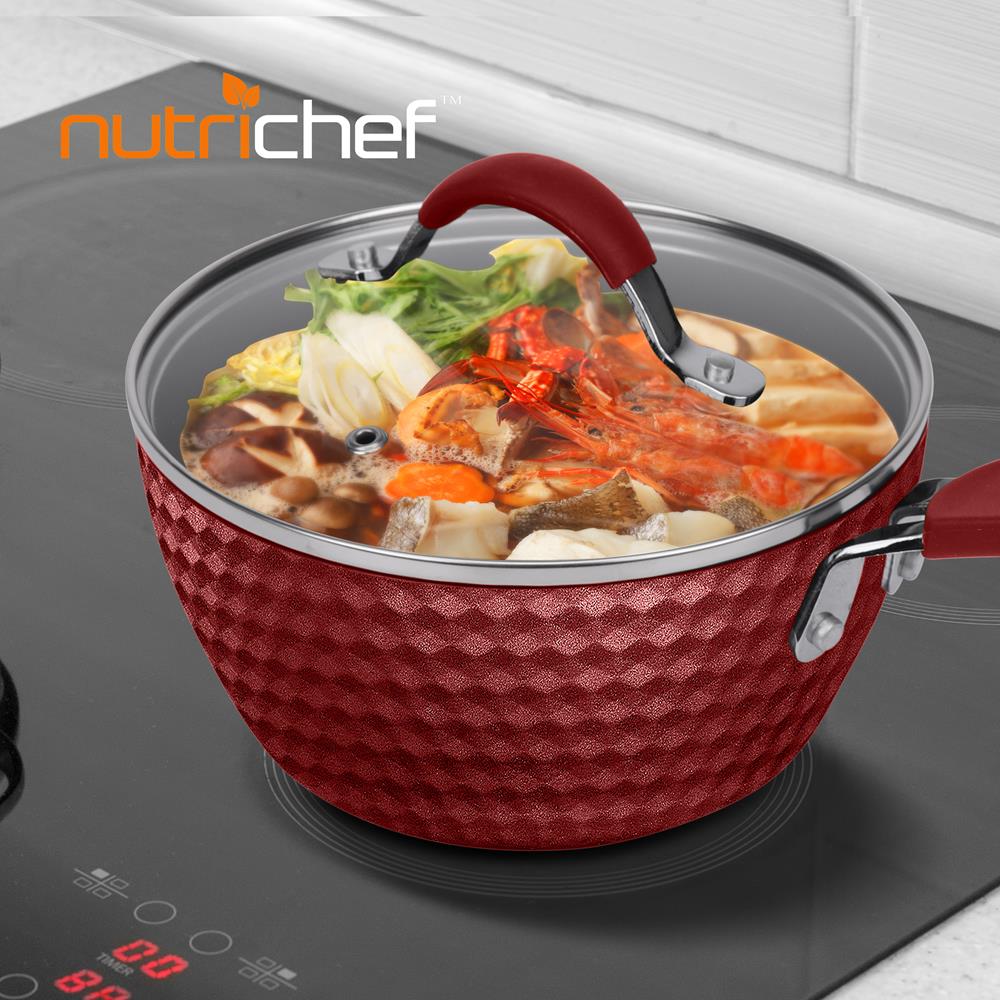 Saucepan Pot With Lid - Non-Stick High-Qualified Kitchen Cookware, 1.7 Quart (Works With Model: Nccw11Rdd) - Image 6