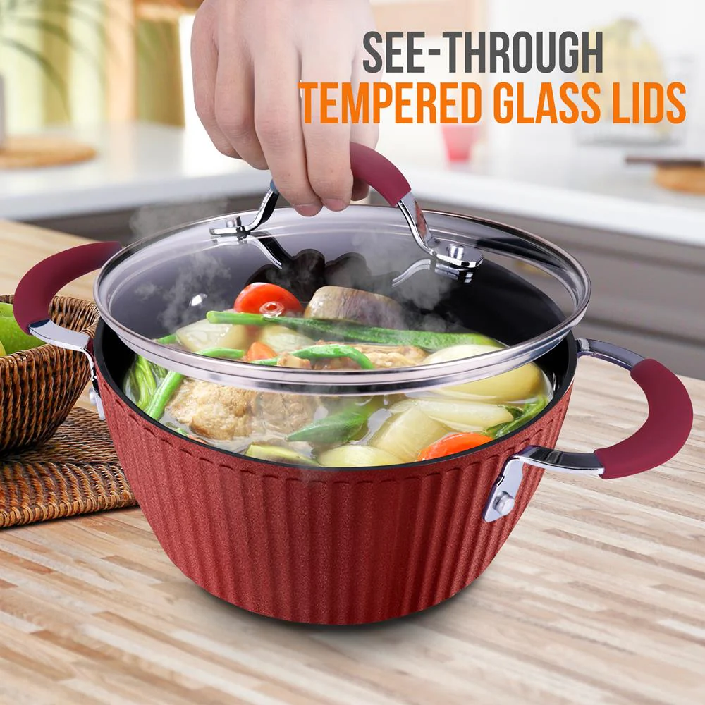 Dutch Oven Pot With Lid - Non-Stick High-Qualified Kitchen Cookware, 3.6 Quart (Works With Model: Nccw11Rdl) - Image 5